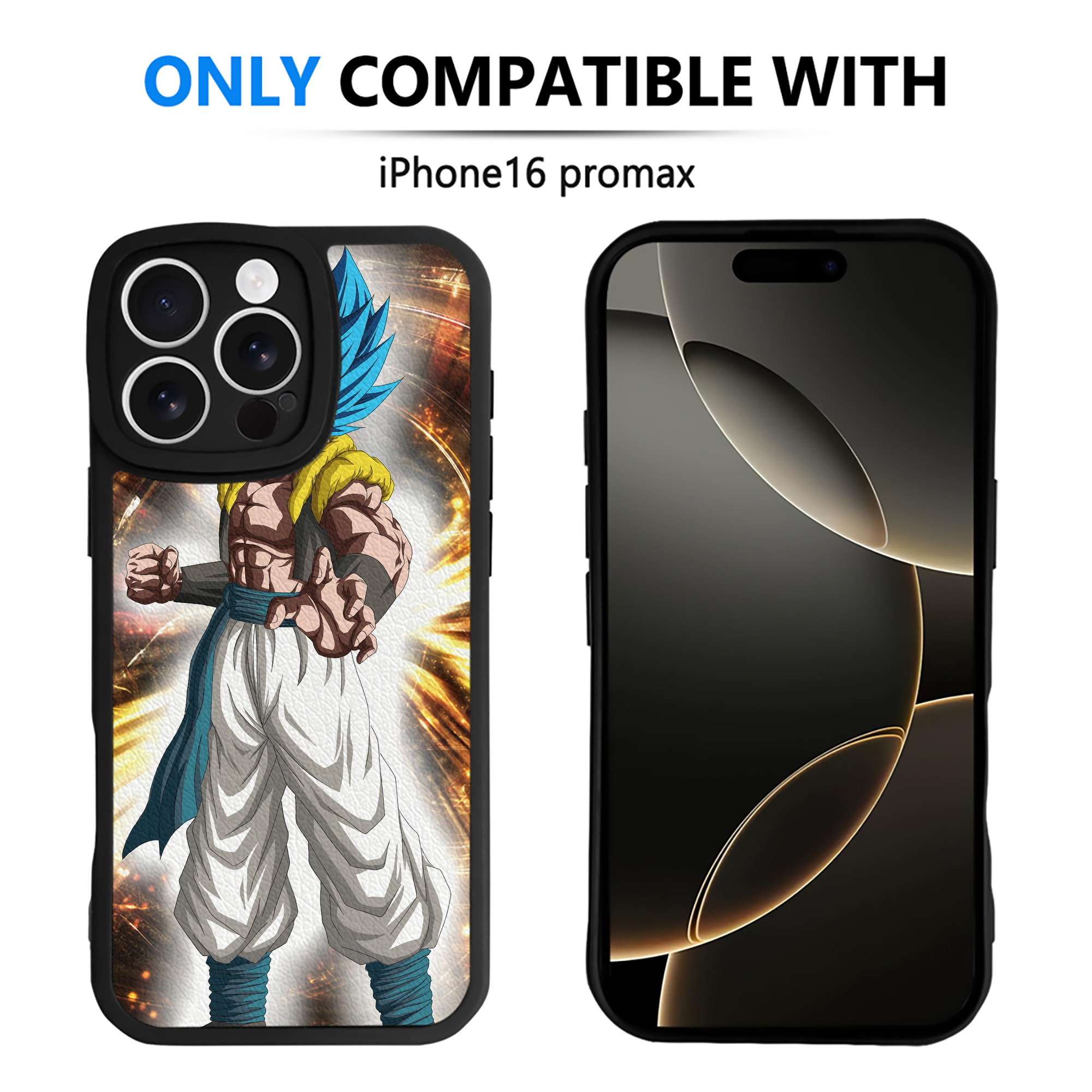 （画像用） ドラゴンボール DRAGON BALL 【iPhone 16シリーズ対応】シリコンスマホケース（レザー調） 材質：シリコン
